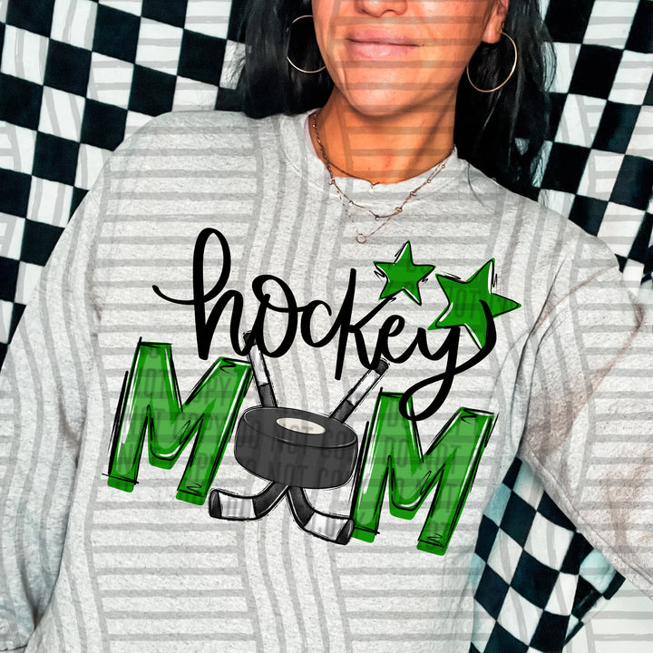 Sports Mom Hockey DTF Print