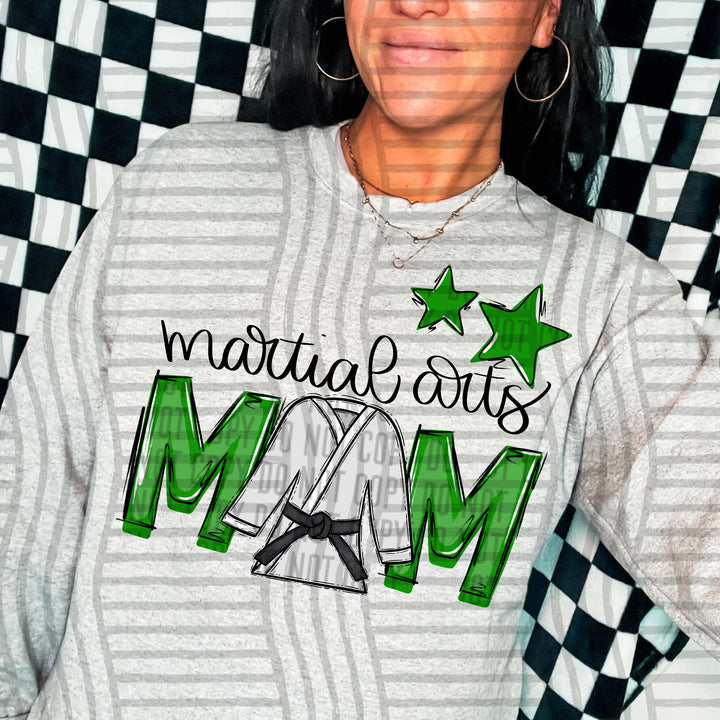 Sports Mom Martial Arts DTF Print