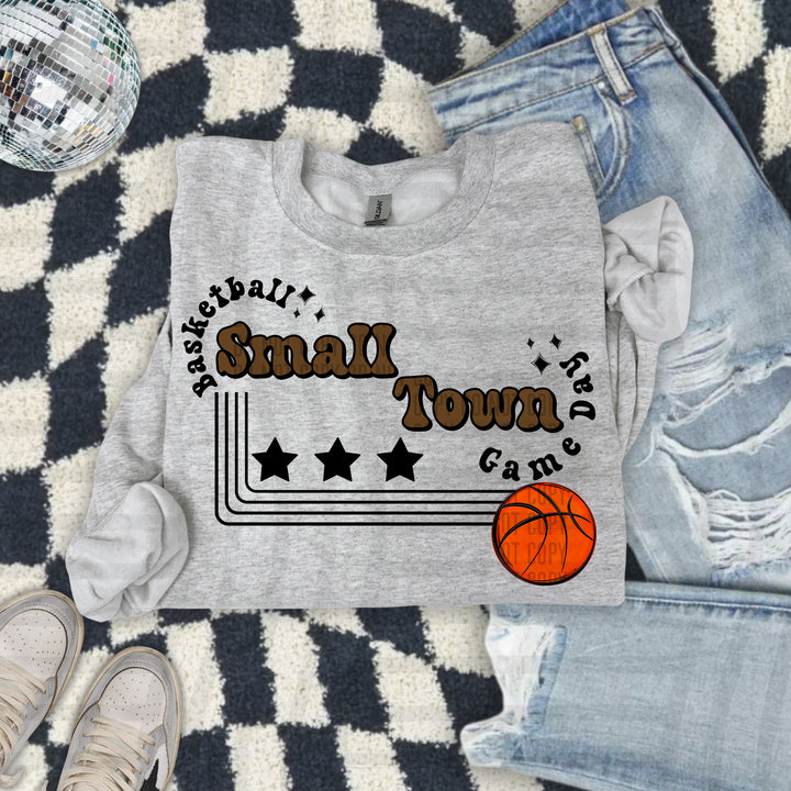 Small Town Basketball DTF Print