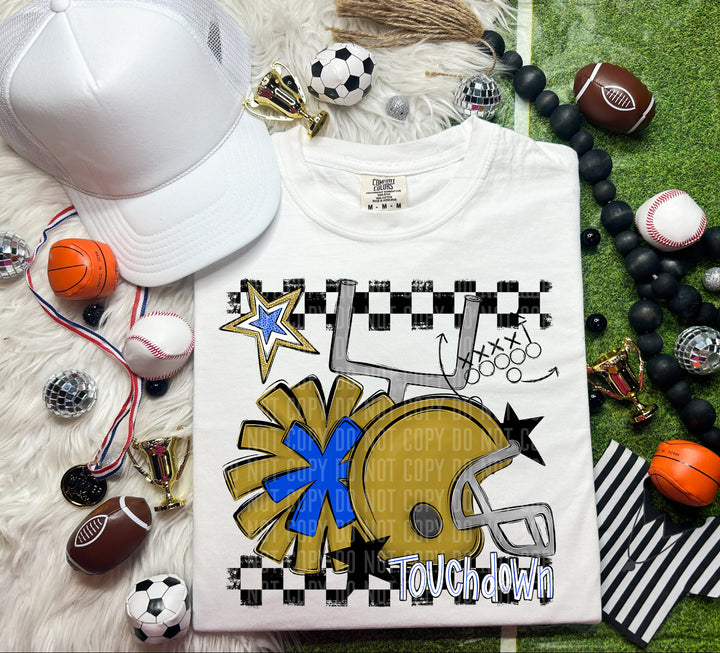 Helmet Pom Colors DTF Print