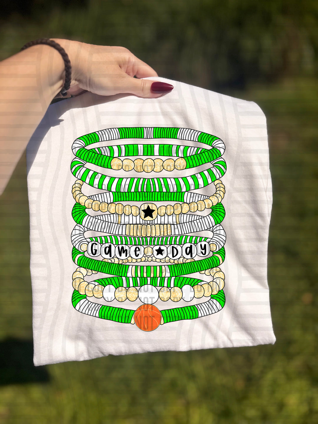 Basketball Bracelets DTF Print