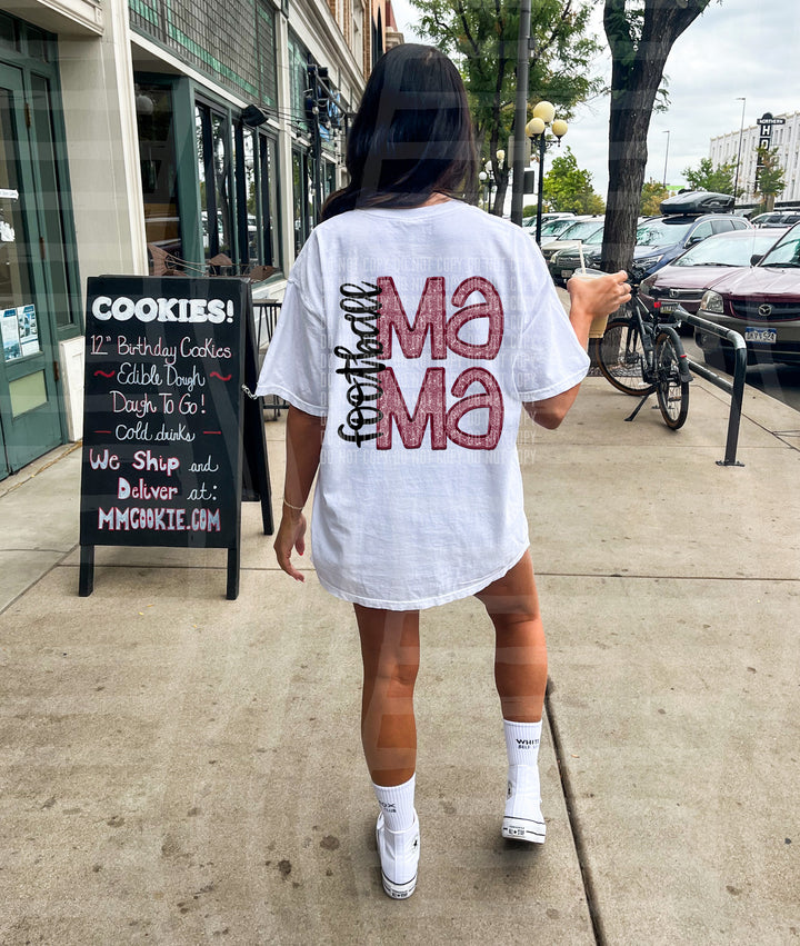 Sports Mama Football DTF Print