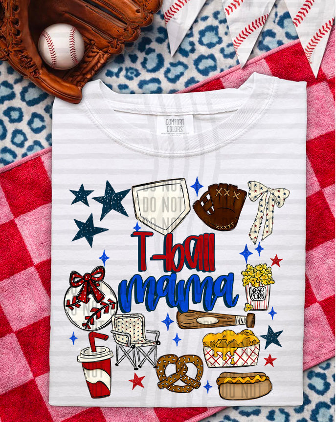 T-Ball Mama DTF Print