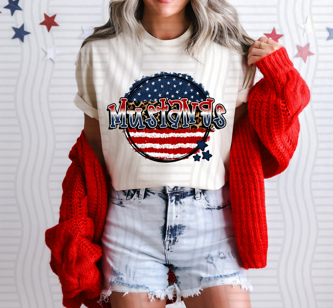 Flag Rounds Mascots DTF Print