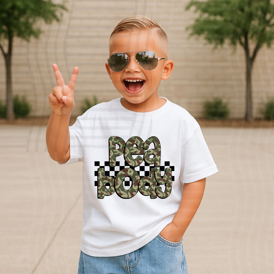 Camo DTF Print