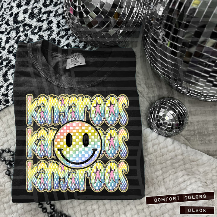 Rainbow Smiley Triple Stack DTF Print