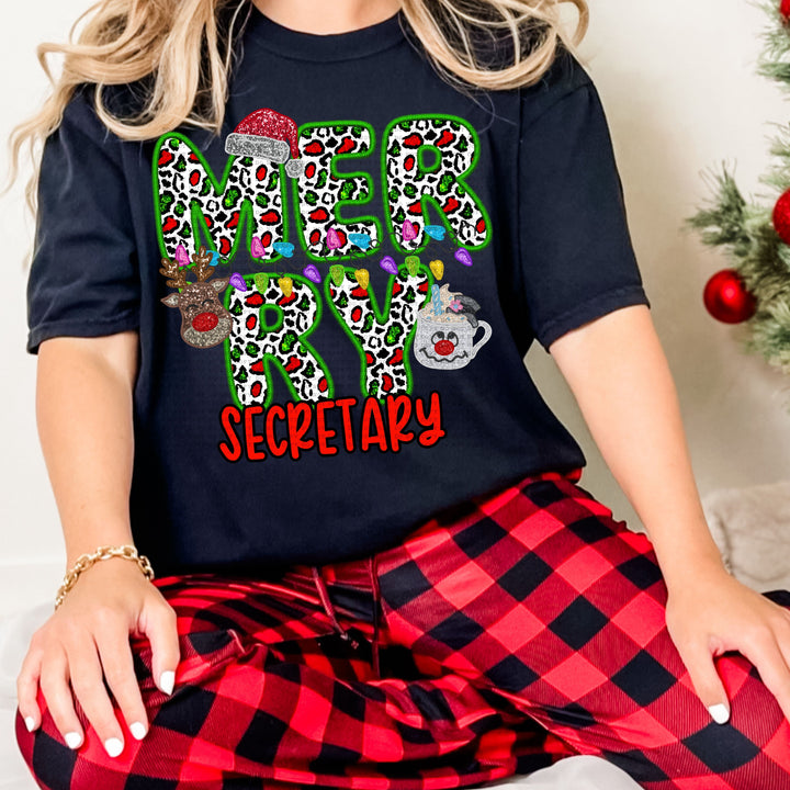 Merry Leopard Occupation DTF Print