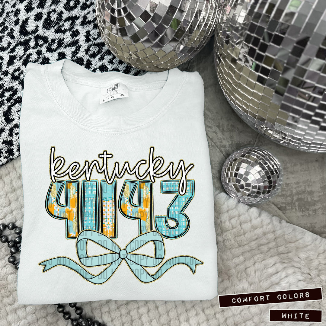 Dotted Daisy Zip Codes DTF Print