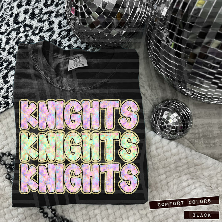Iridescent Leopard DTF Print