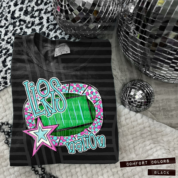 Preppy Stadium Nation DTF Print