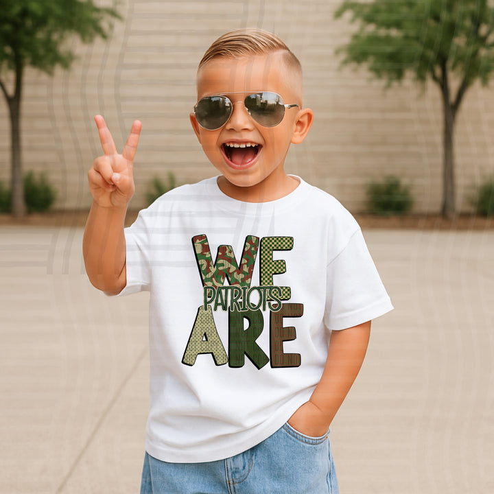 We Are Camo DTF Print