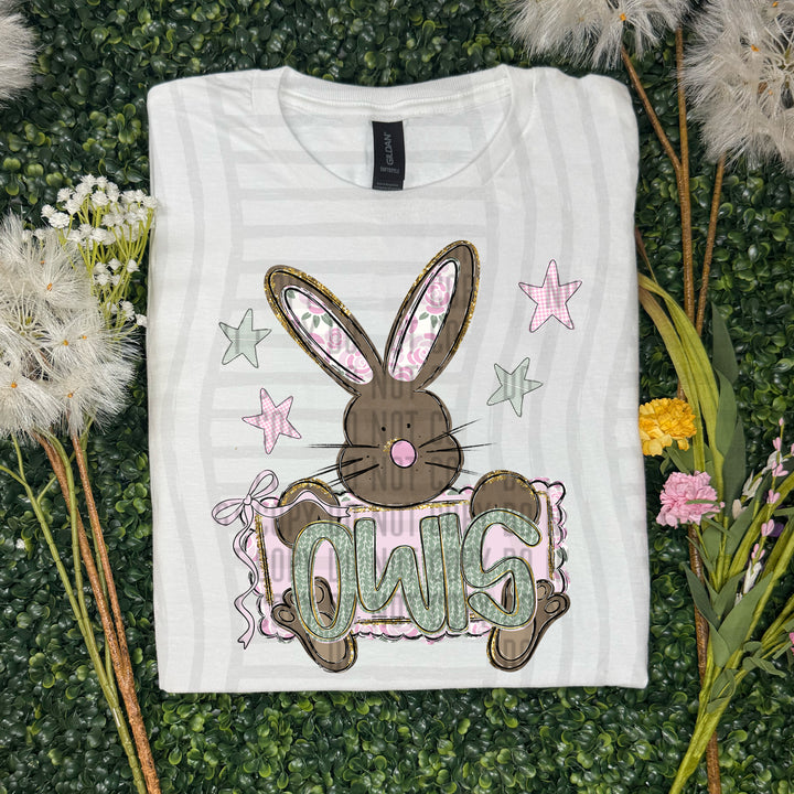 Mascot Bunny Tags DTF Print