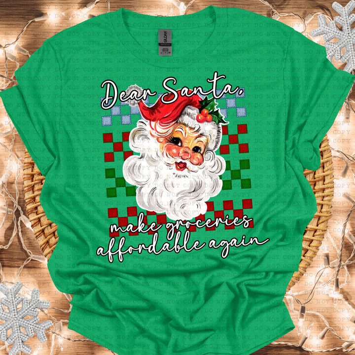 Dear Santa... DTF Print