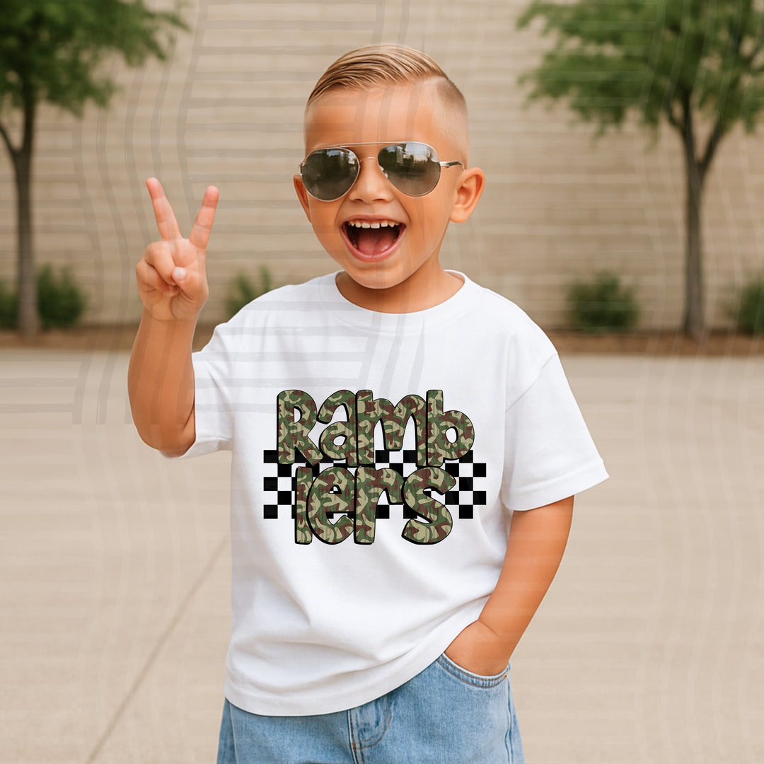 Camo DTF Print