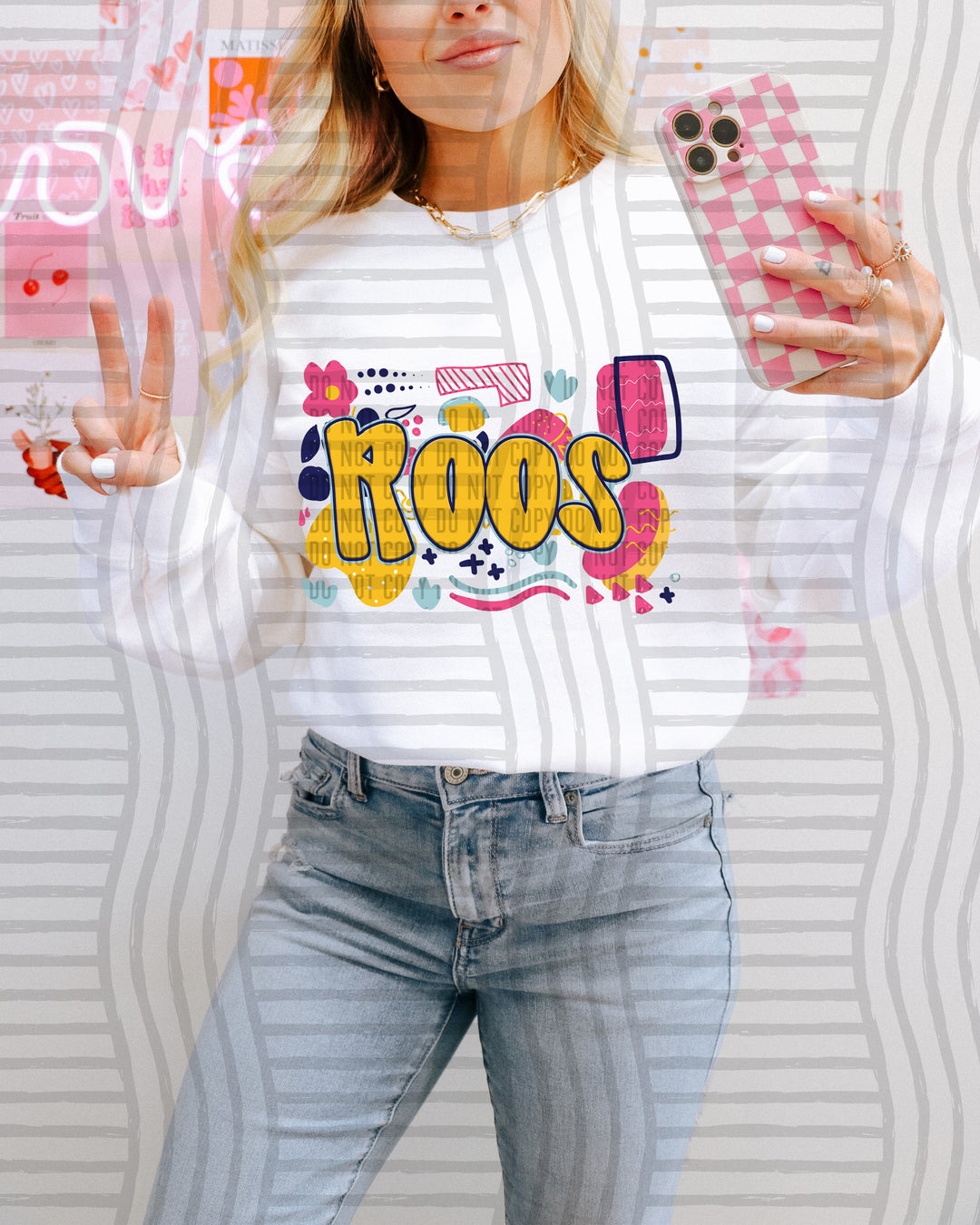 Groovy Mascots DTF Print
