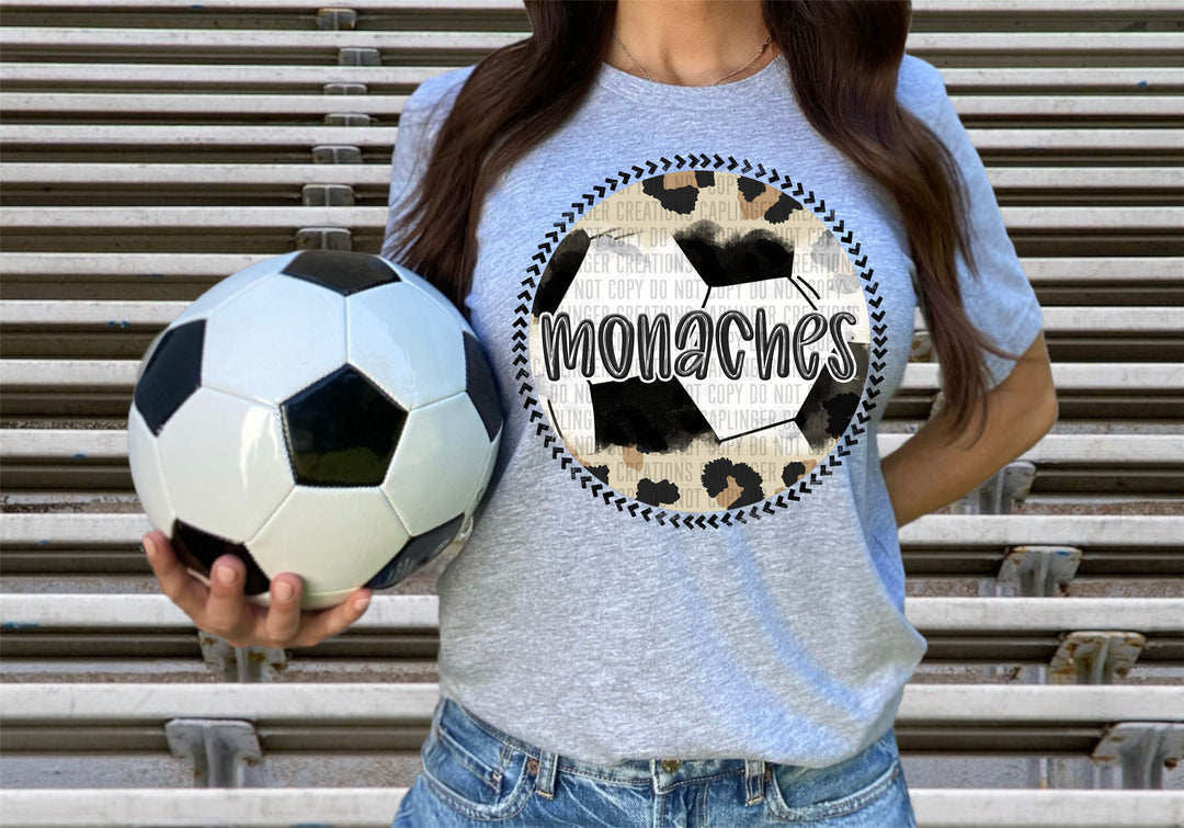 Soccer Background DTF Print