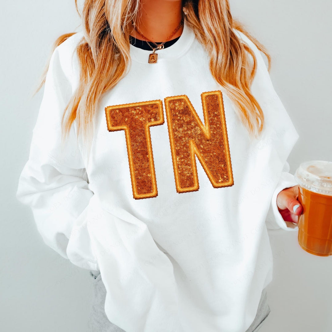 Tennessee Faux Embroidery Sequin DTF Print (Copy)