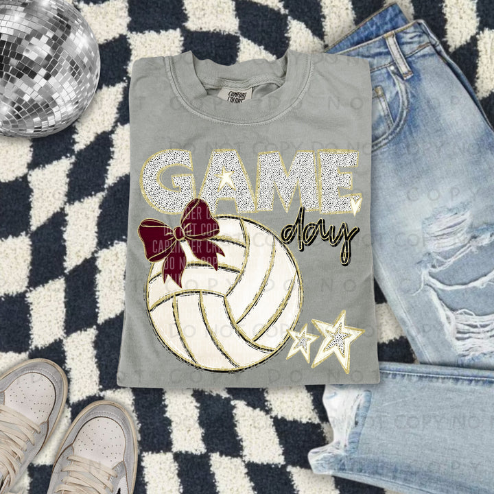 Game Day Volleyball DTF Print