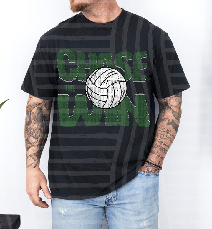Chase The Win volleyball DTF Print
