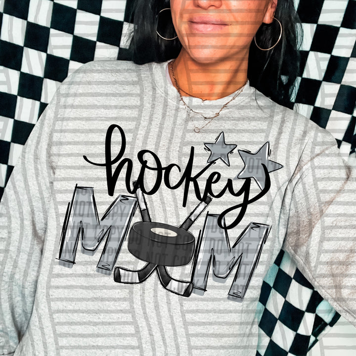 Sports Mom Hockey DTF Print