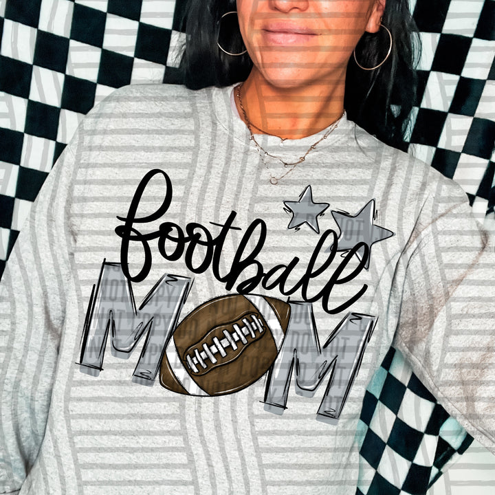 Sports Mom Football DTF Print