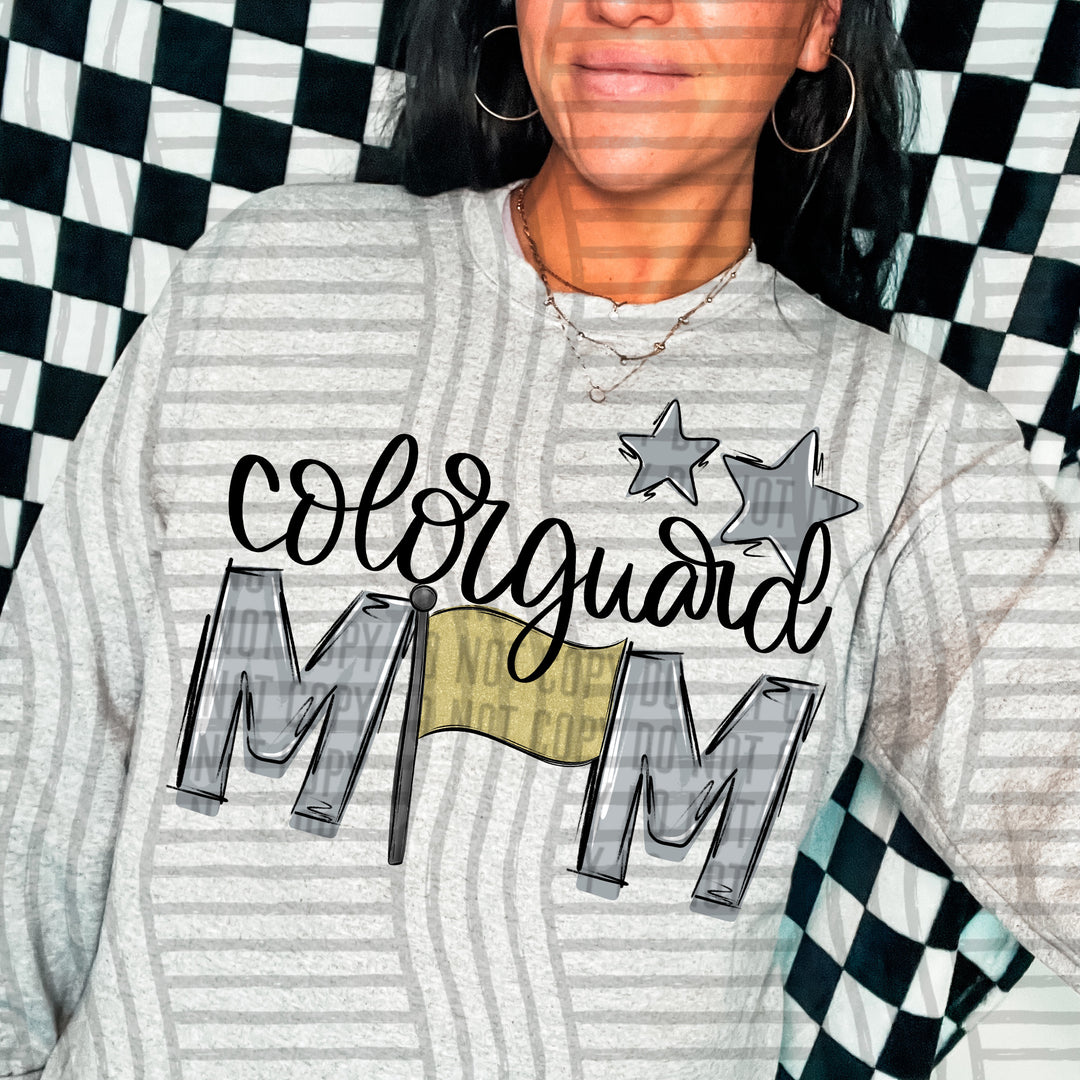 Sports Mom Colorguard DTF Print