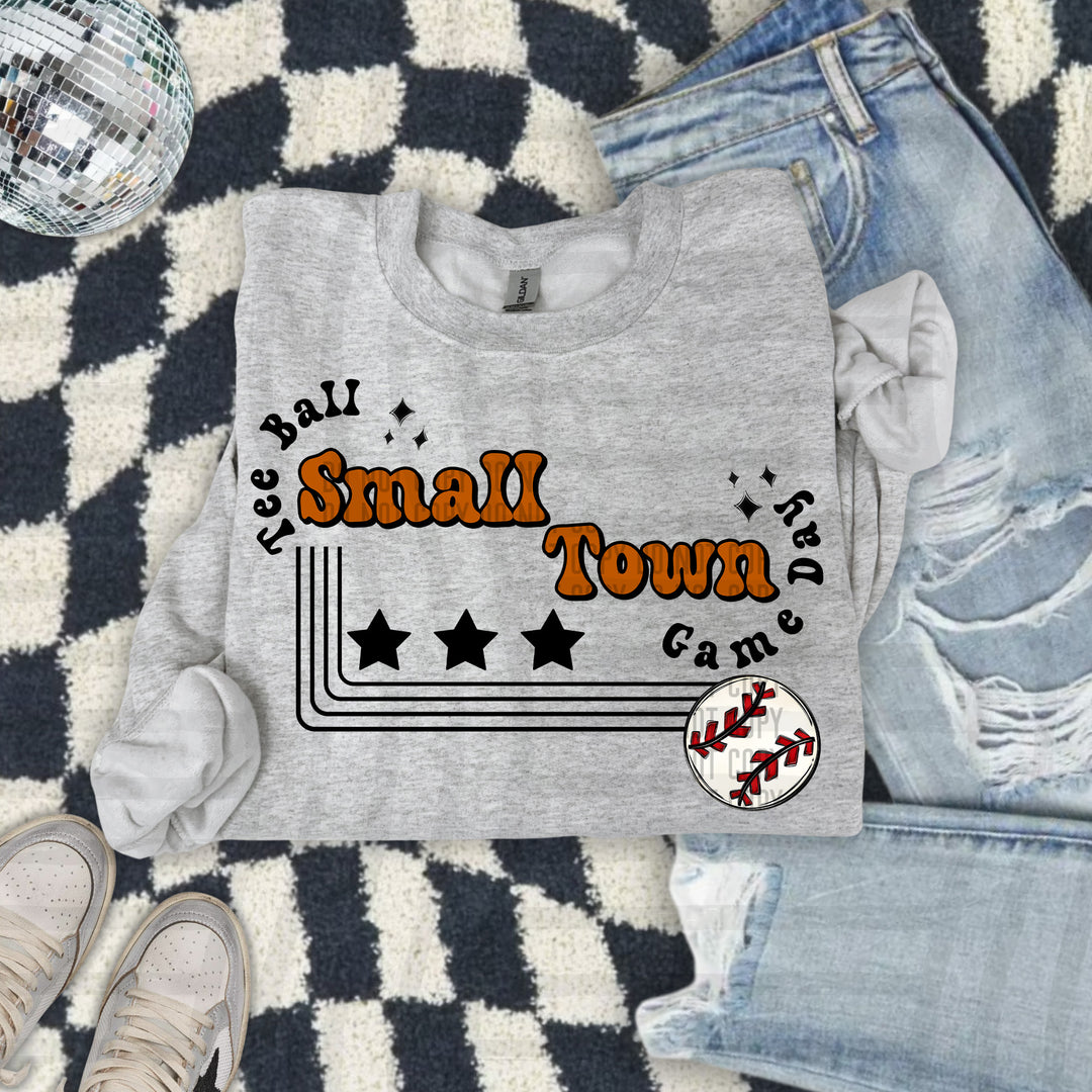 Small Town Tee Ball DTF Print