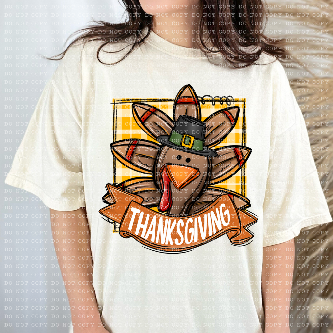 Thanksgiving Turkey DTF Print