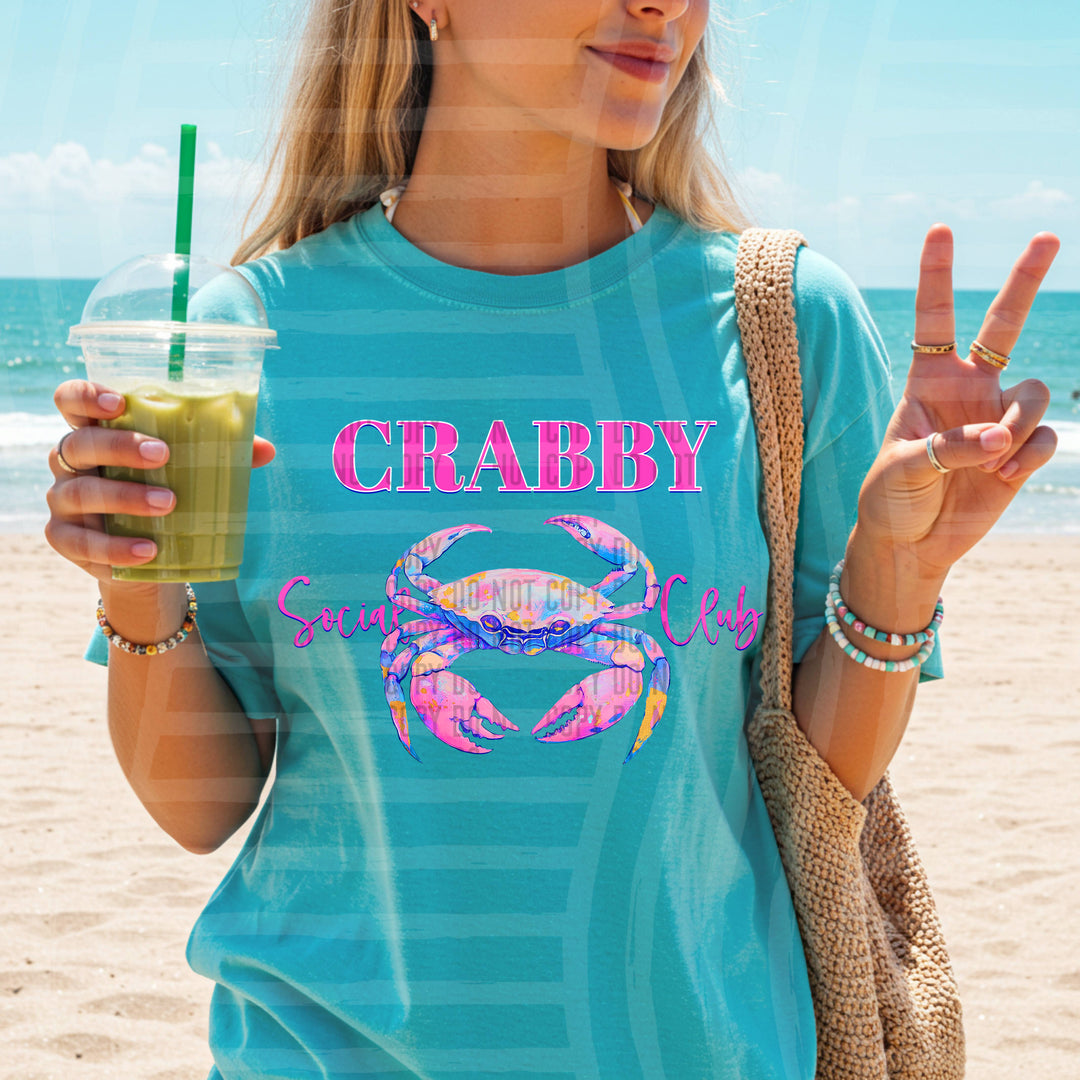 Crabby DTF Print