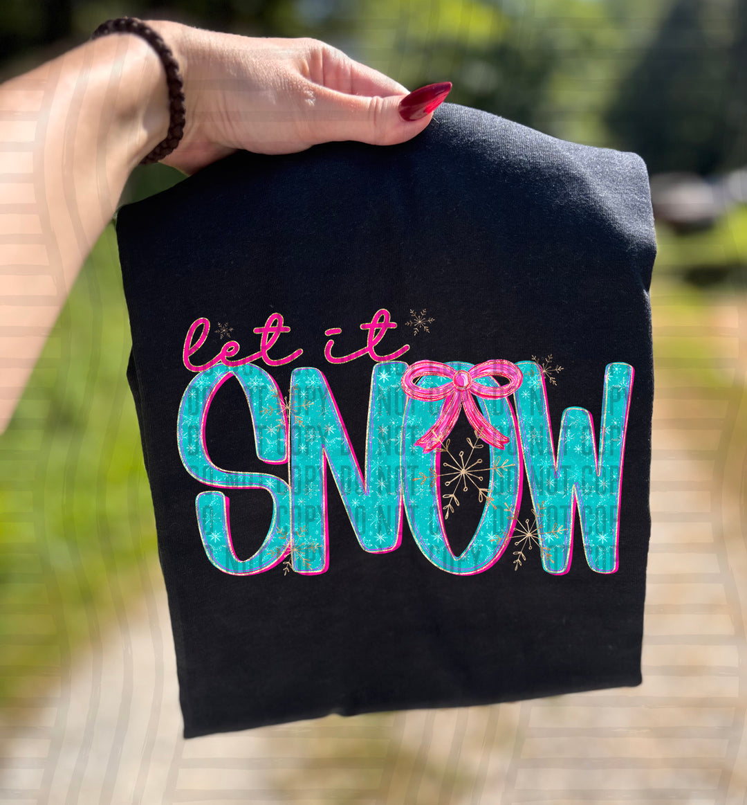 Sparkly Christmas DTF Print