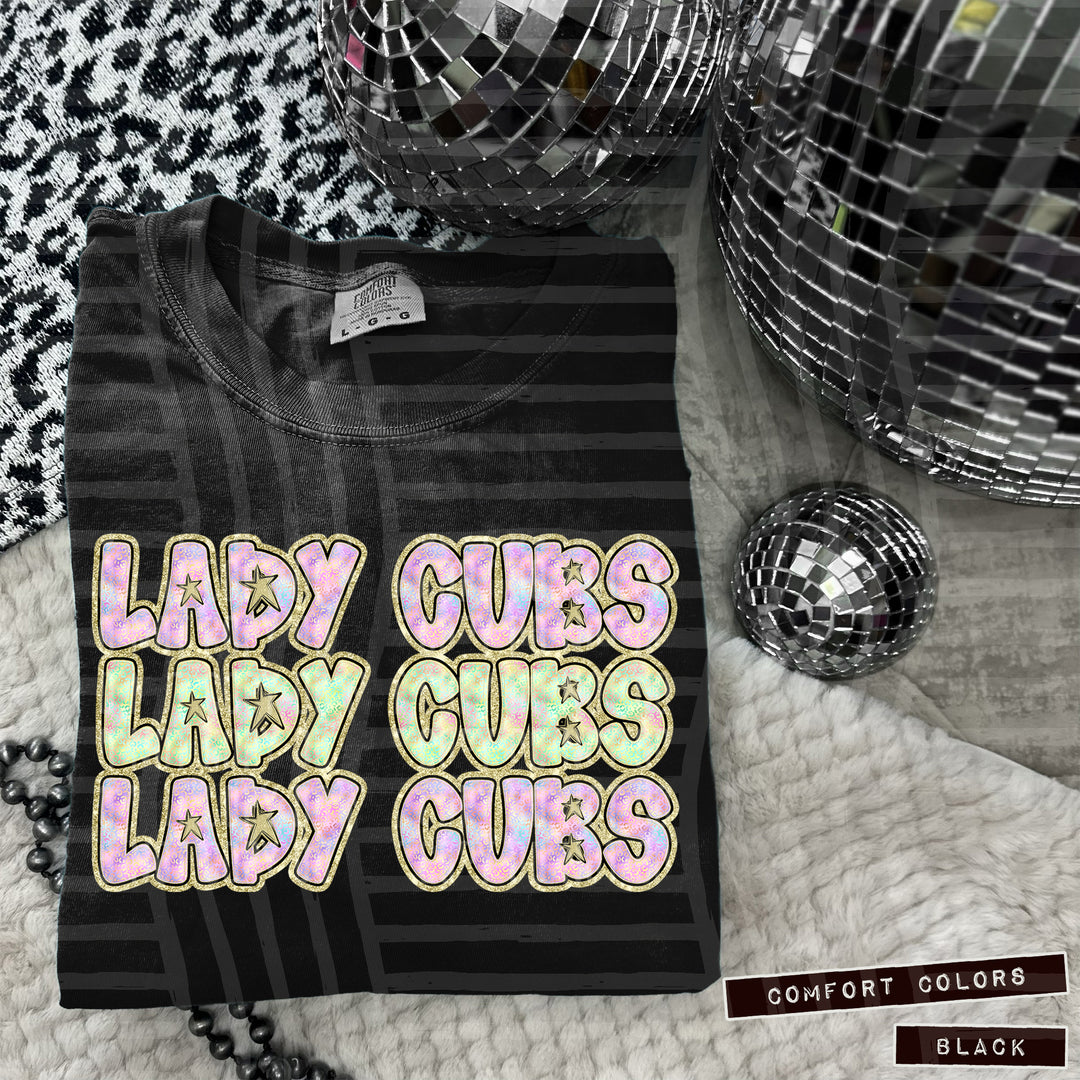 Iridescent Leopard DTF Print