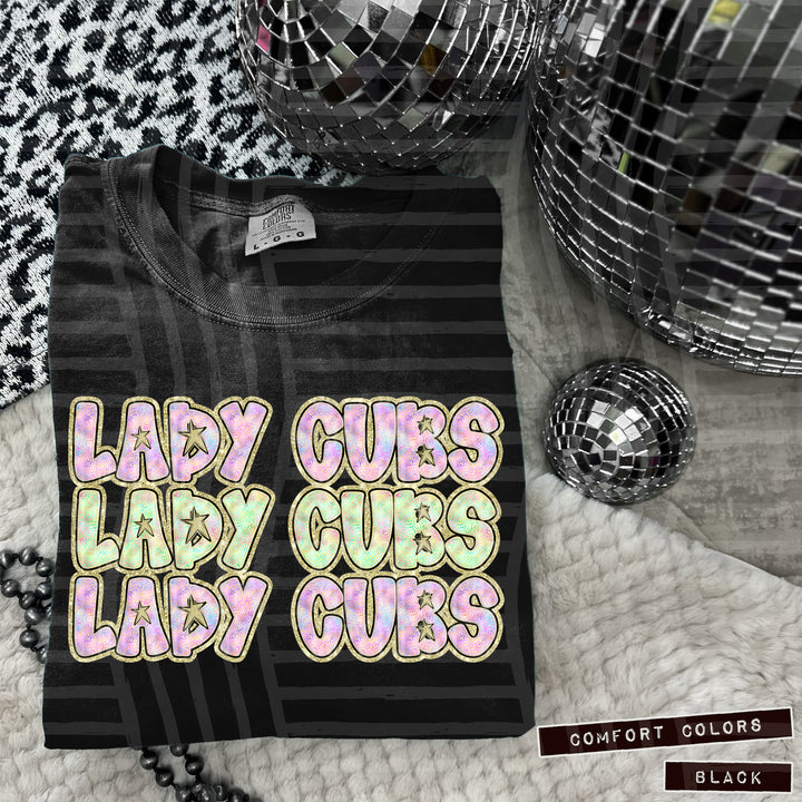 Iridescent Leopard DTF Print