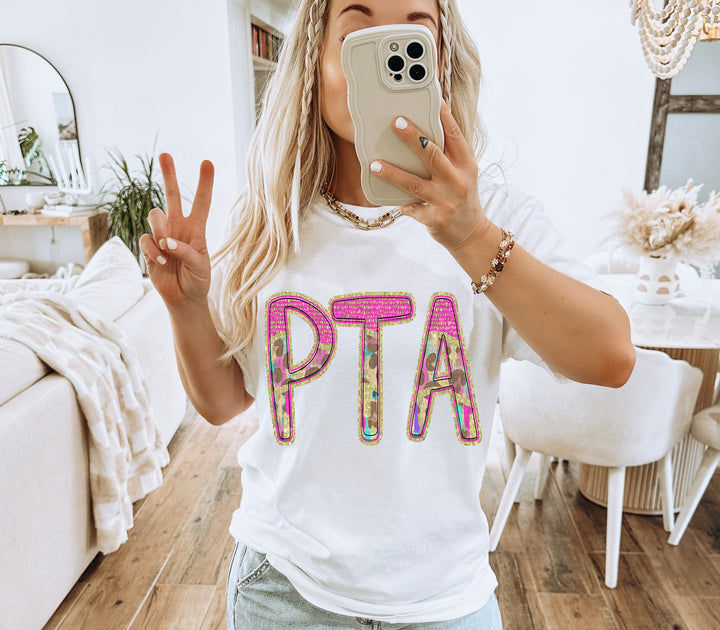 Preppy Leopard Occupations/Names DTF Print