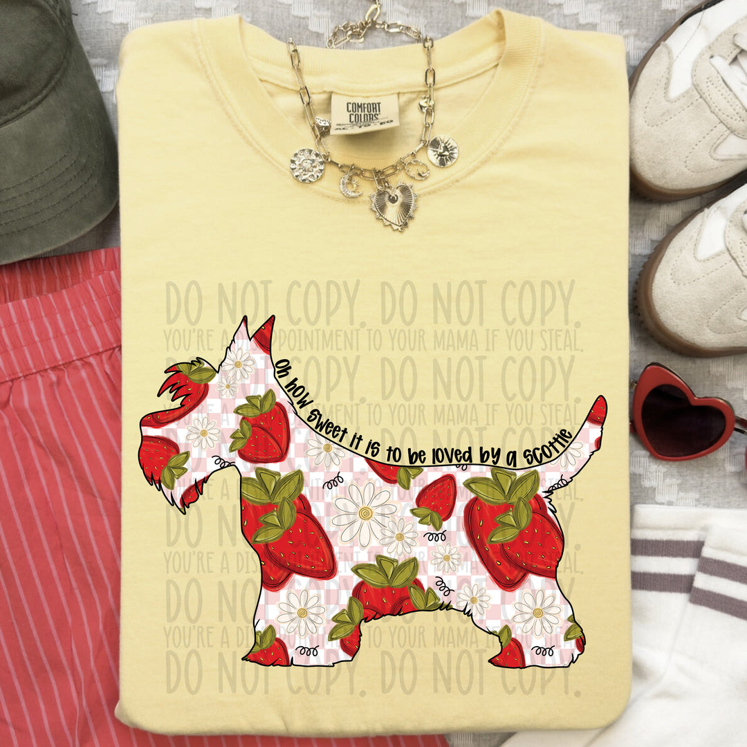 How Sweet Dog DTF Print