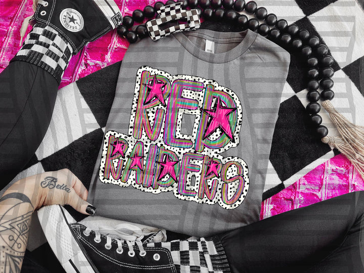 Brushstroke Dots DTF Print