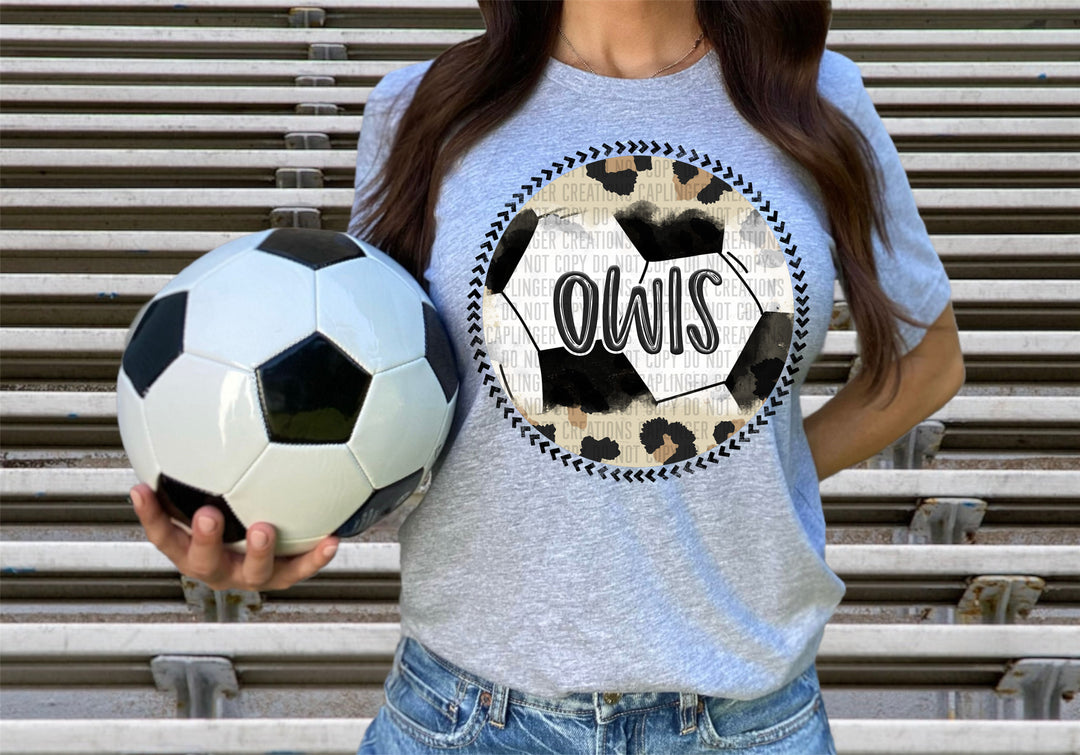 Soccer Background DTF Print