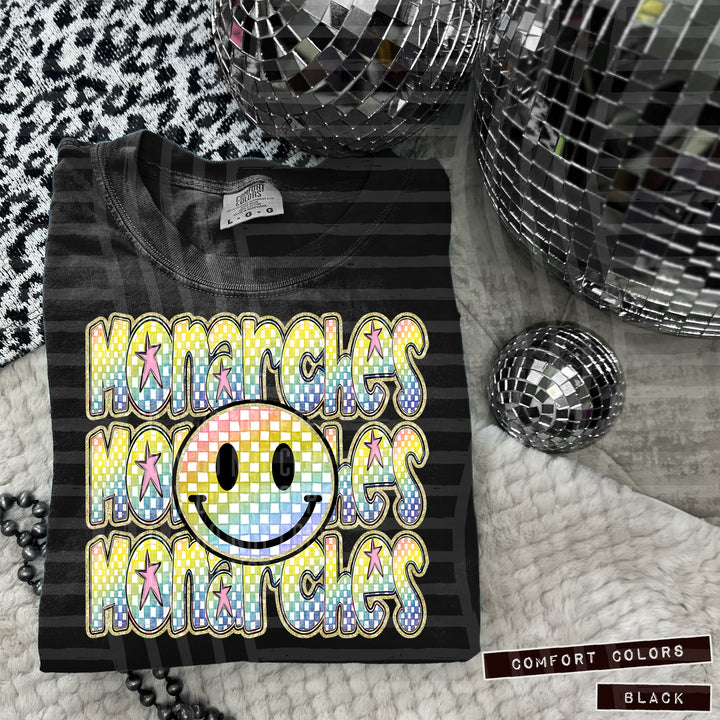 Rainbow Smiley Triple Stack DTF Print