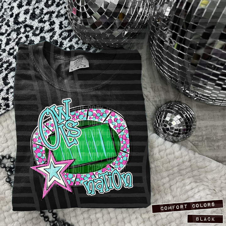 Preppy Stadium Nation DTF Print