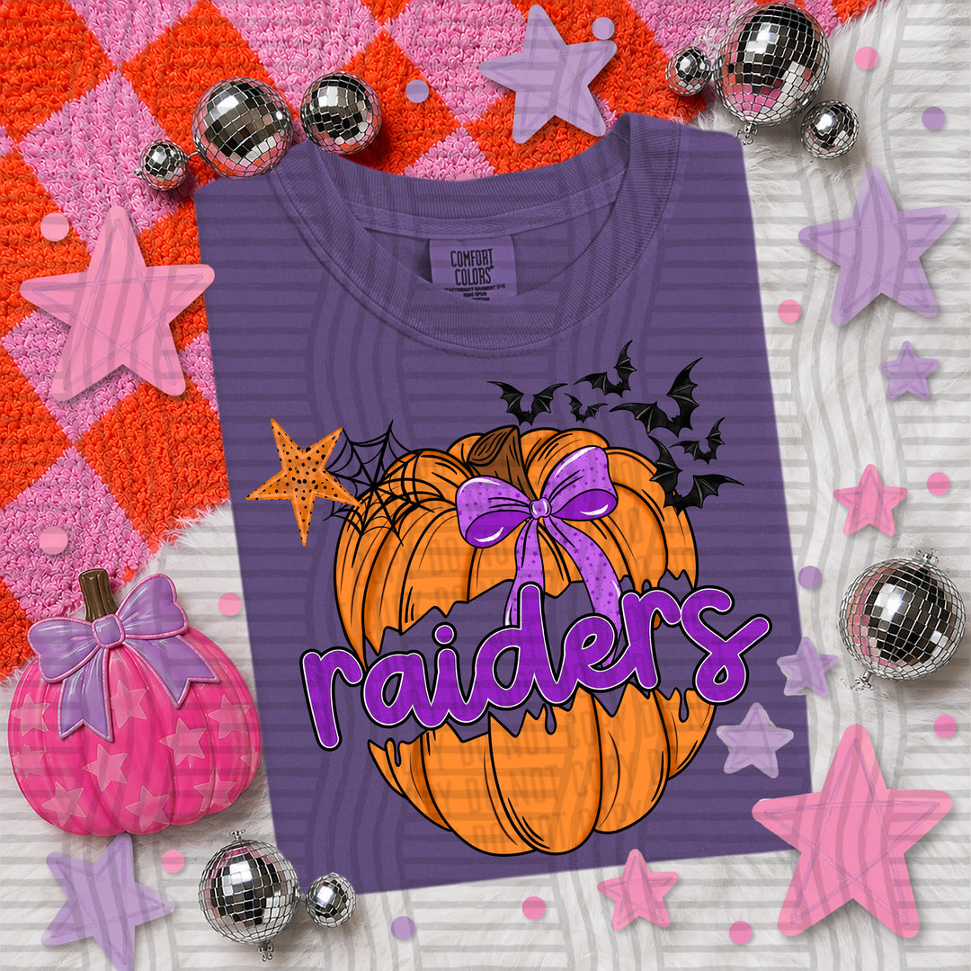Pumpkin Pop Girly Mascots DTF Print