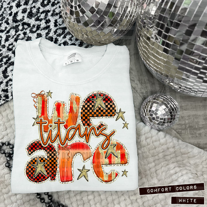 Orange We Are DTF Print