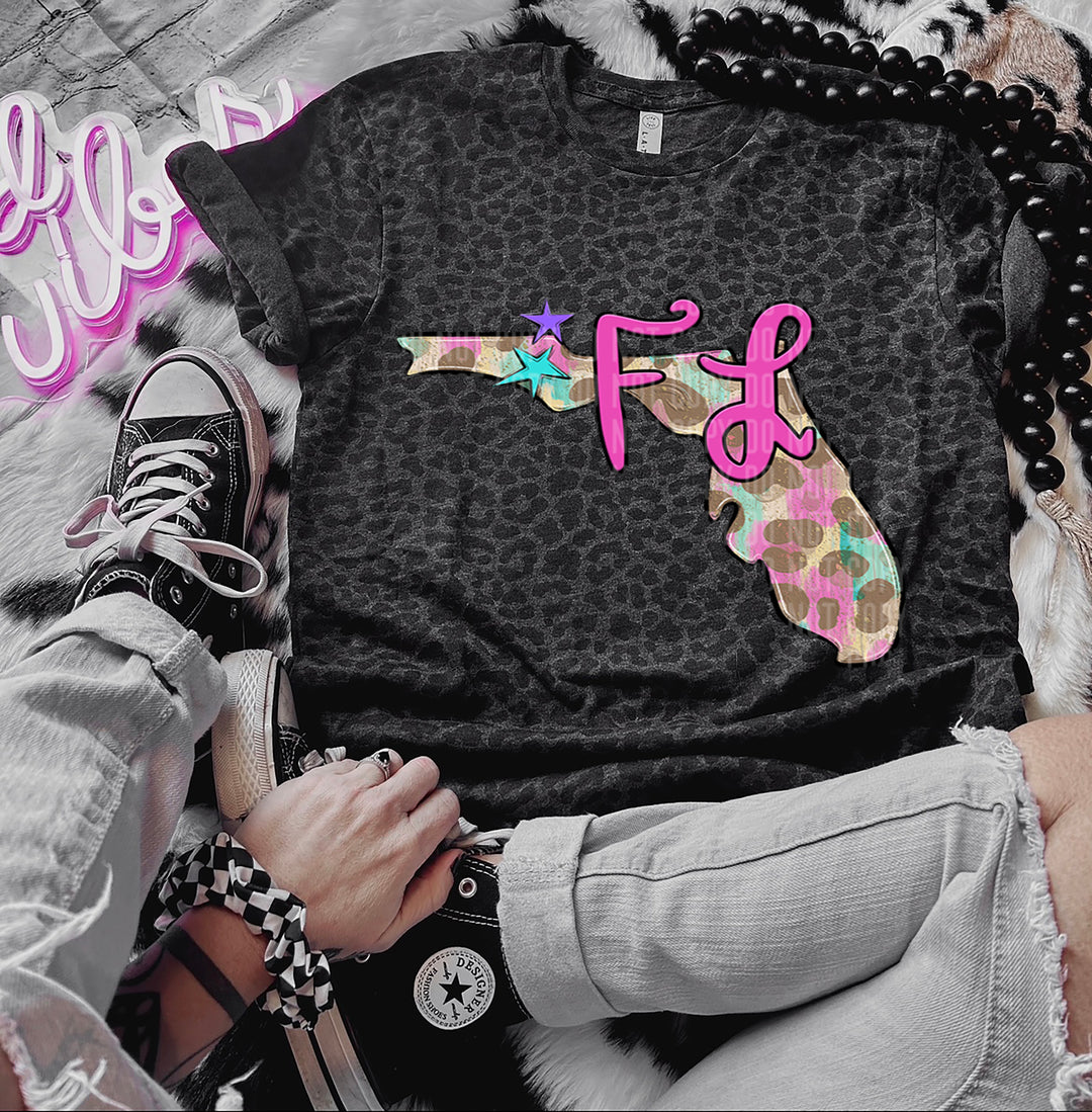Preppy Bright States DTF Print