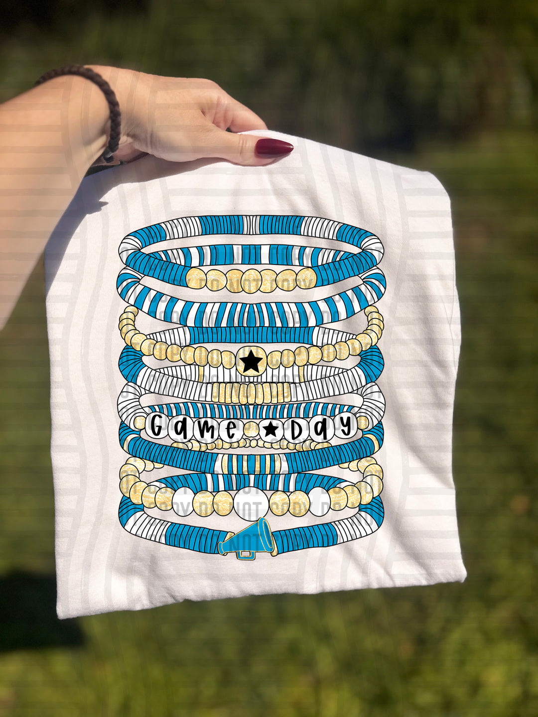 Megaphone Bracelets DTF Print