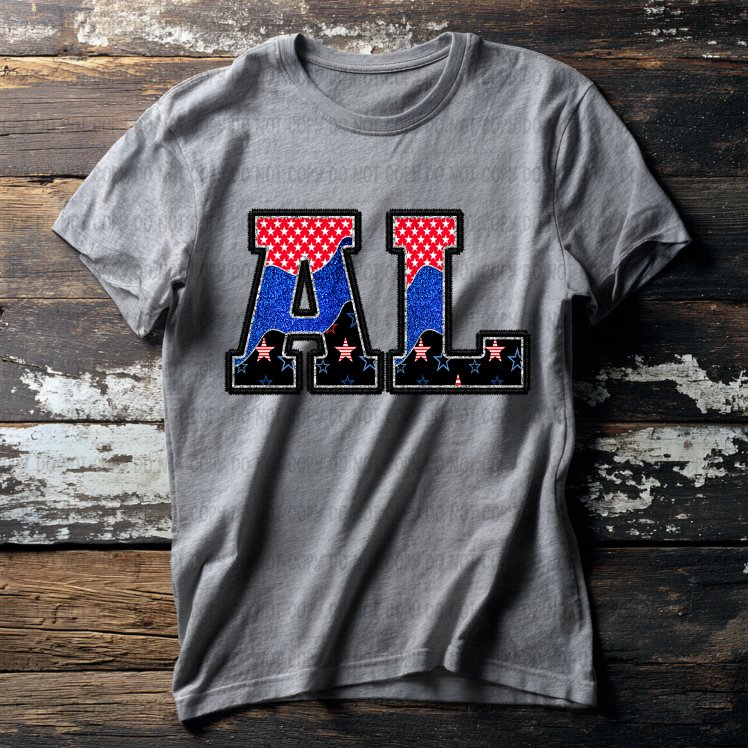 USA States DTF Print