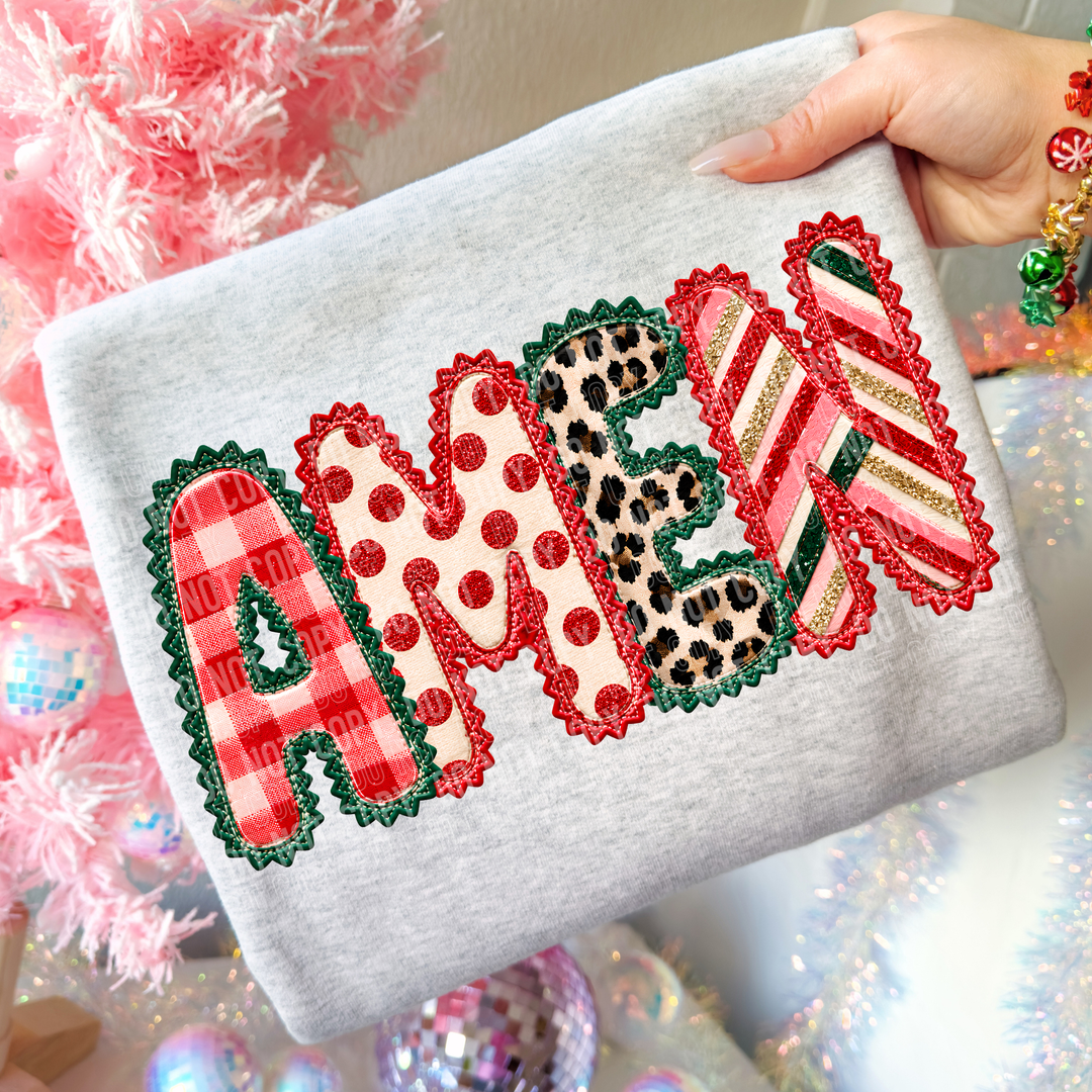 Amen Christmas DTF Print