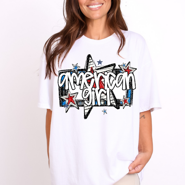 American Girl DTF Print