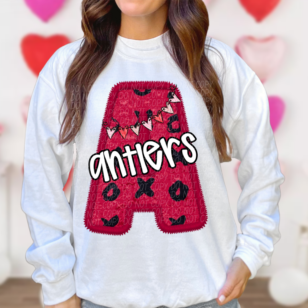 Valentines Day School Spirit T-Z DTF Print