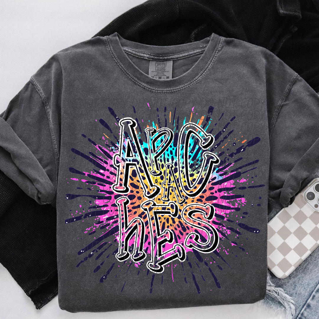 Color Splash Mascots DTF Print