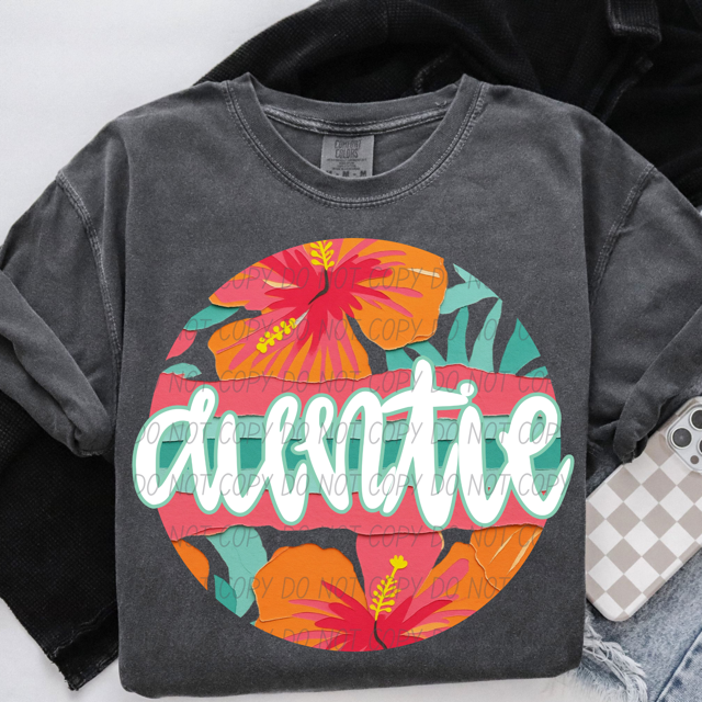 Tropical Mother's Day Titles DTF Print