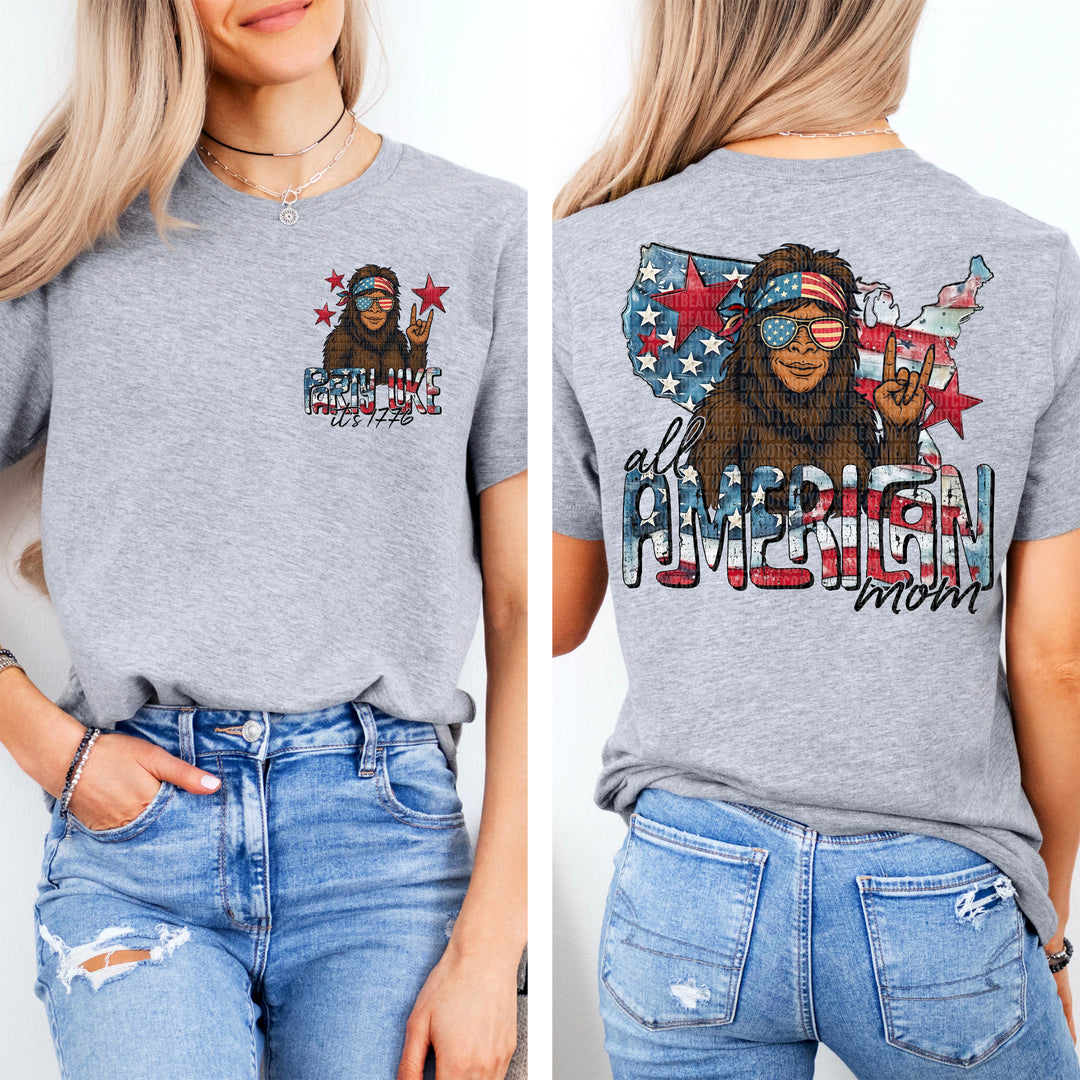 All American Mom POCKET DTF Print