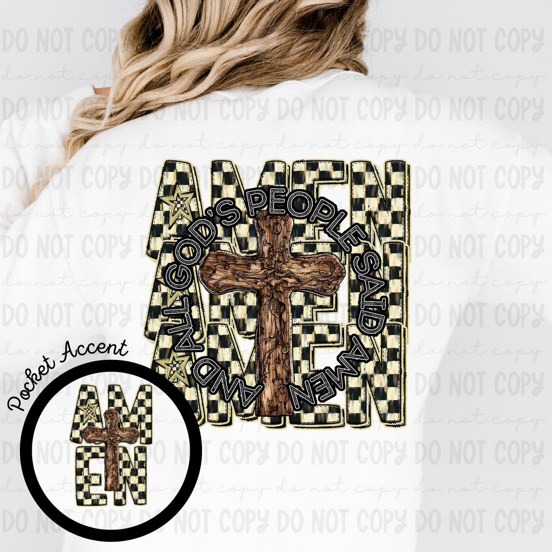 All God's People DTF Print